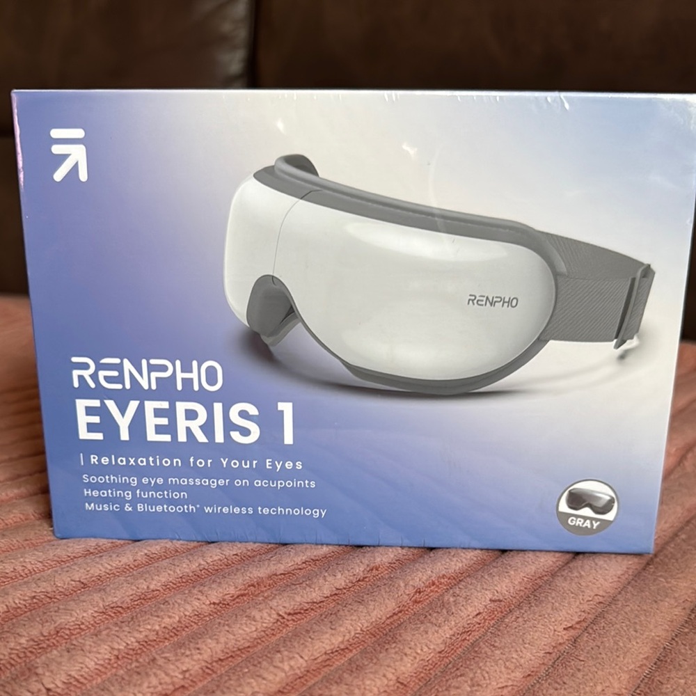 Gray Eye Massager Glasses with Ergonomic Design